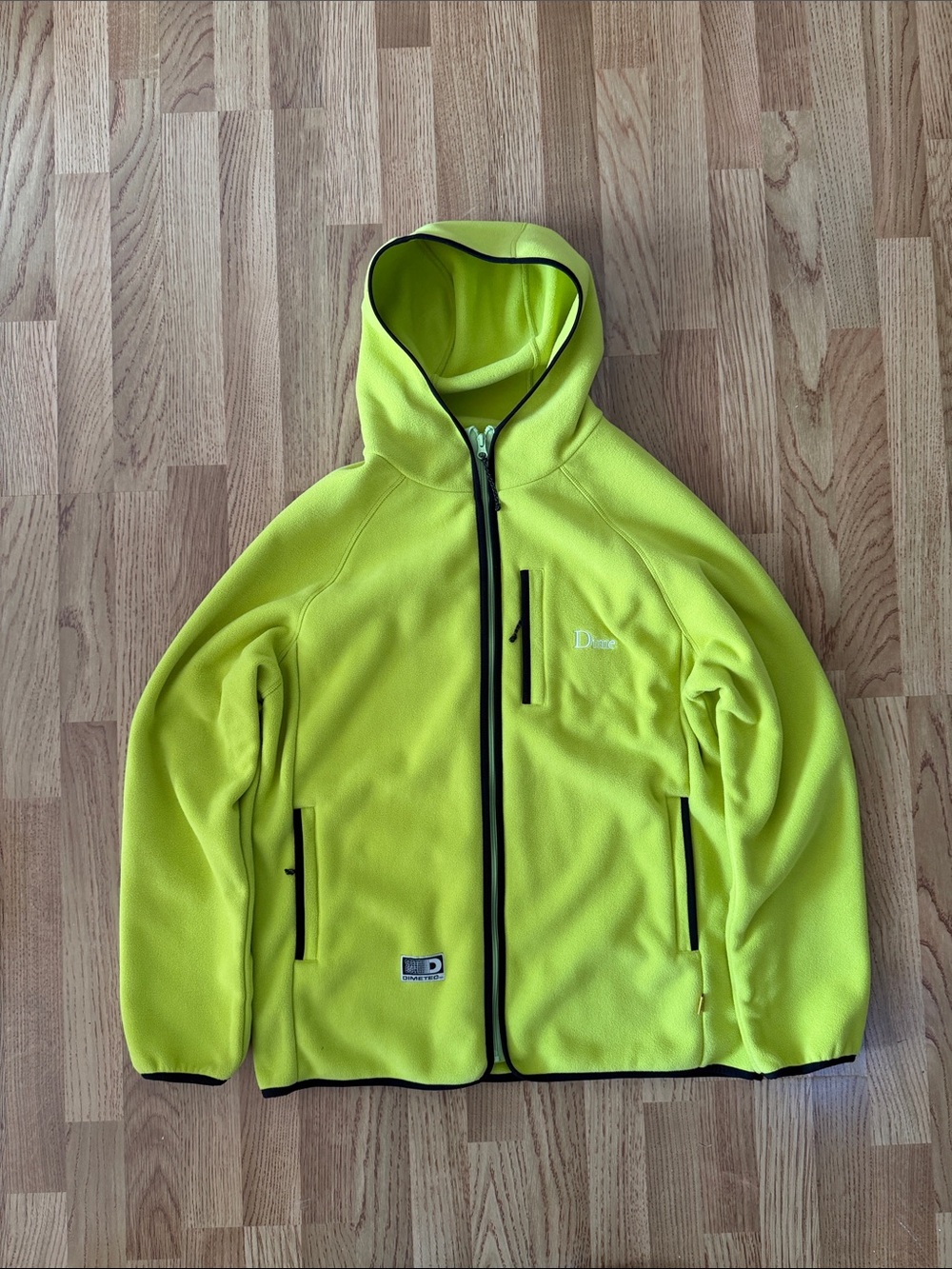 Duke High-Visibility Performance Fleece Hoodie Jacket - Neon Yellow